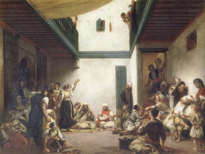 Eugene Delacroix Jewish Wedding in Morocco Germany oil painting art
